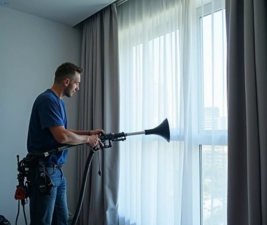 Professional curtain stain removal process equipment Fresho Curtain Cleaning darlinghurst-nsw